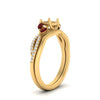 Load image into Gallery viewer, vine-split-band-semi-mount-diamond-wedding-set-with-ruby-in-yellow-gold-FDENR3211SMGRUDRANGLE3-NL-YG.jpg