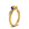 Load image into Gallery viewer, vine-split-band-semi-mount-diamond-wedding-set-with-sapphire-in-yellow-gold-FDENR3211SMGSABLANGLE3-NL-YG.jpg