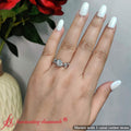 Thumbnail 4 - vine-style-natural-diamond-engagement-ring-in-14k-white-gold-fdens11510r-7