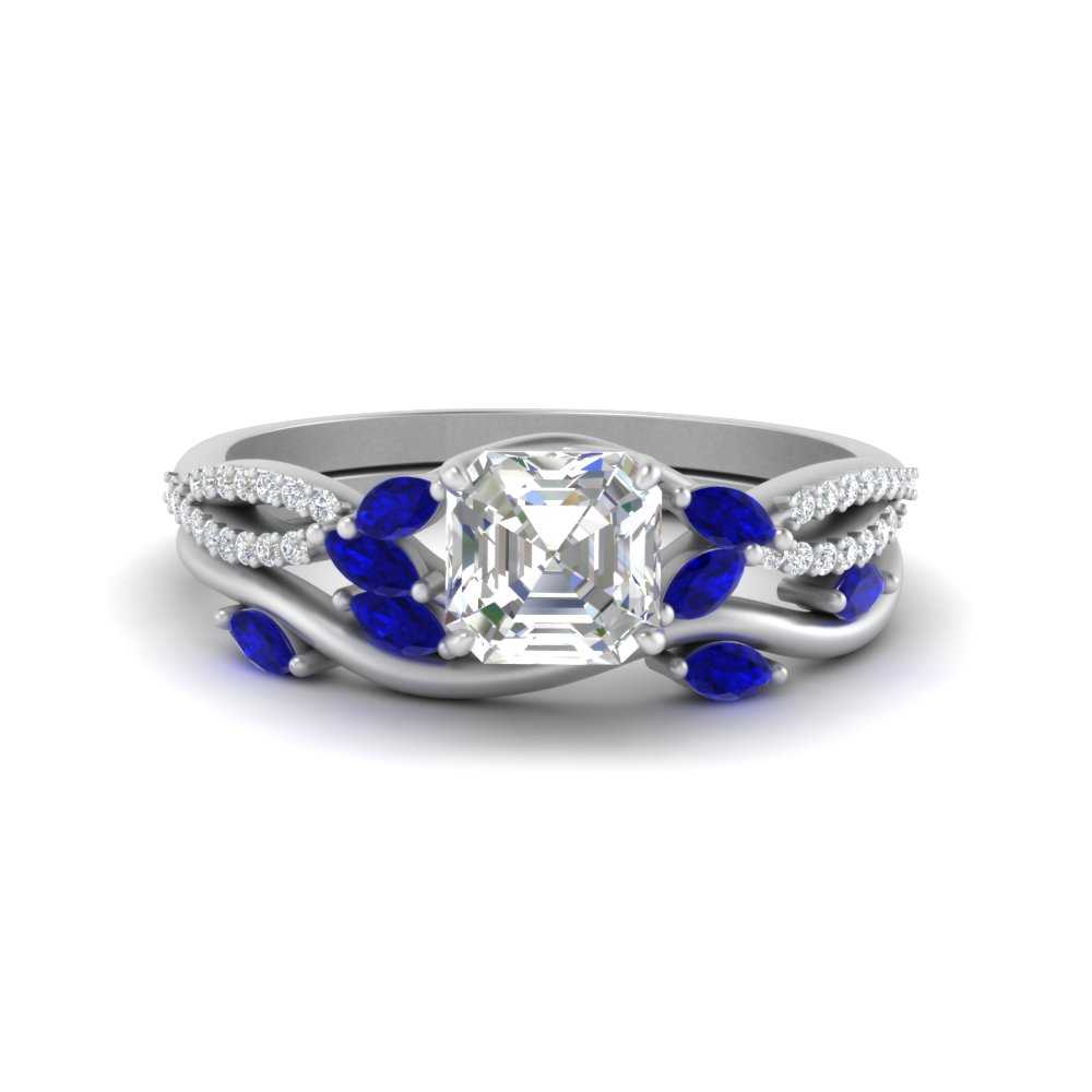 vine-willow-asscher-cut-diamond-ring-with-sapphire-willow-wedding-set-in-white-gold-FDENR3211ASGSABLANGLE3-NL-WG