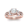 Load image into Gallery viewer, vine-willow-asscher-cut-diamond-ring-with-willow-wedding-set-in-rose-gold-FDENR3211ASANGLE3-NL-RG