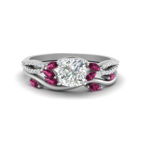 vine-willow-cushion-cut-diamond-ring-with-pink-sapphire-willow-wedding-set-in-white-gold-FDENR3211CUGSADRPIANGLE3-NL-WG