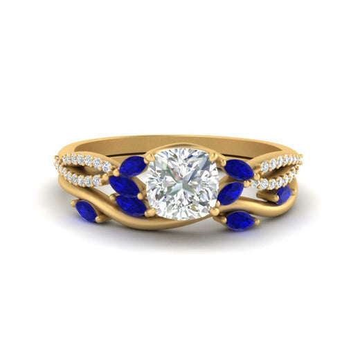 vine-willow-cushion-cut-diamond-ring-with-sapphire-willow-wedding-set-in-yellow-gold-FDENR3211CUGSABLANGLE3-NL-YG