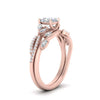 Load image into Gallery viewer, vine-willow-cushion-cut-diamond-ring-with-willow-wedding-set-in-rose-gold-FDENR3211CUANGLE3-NL-RG