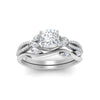 Load image into Gallery viewer, vine-willow-cushion-cut-diamond-ring-with-willow-wedding-set-in-white-gold-FDENR3211CUANGLE3-NL-WG