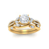 Load image into Gallery viewer, vine-willow-cushion-cut-diamond-ring-with-willow-wedding-set-in-yellow-gold-FDENR3211CUANGLE3-NL-YG