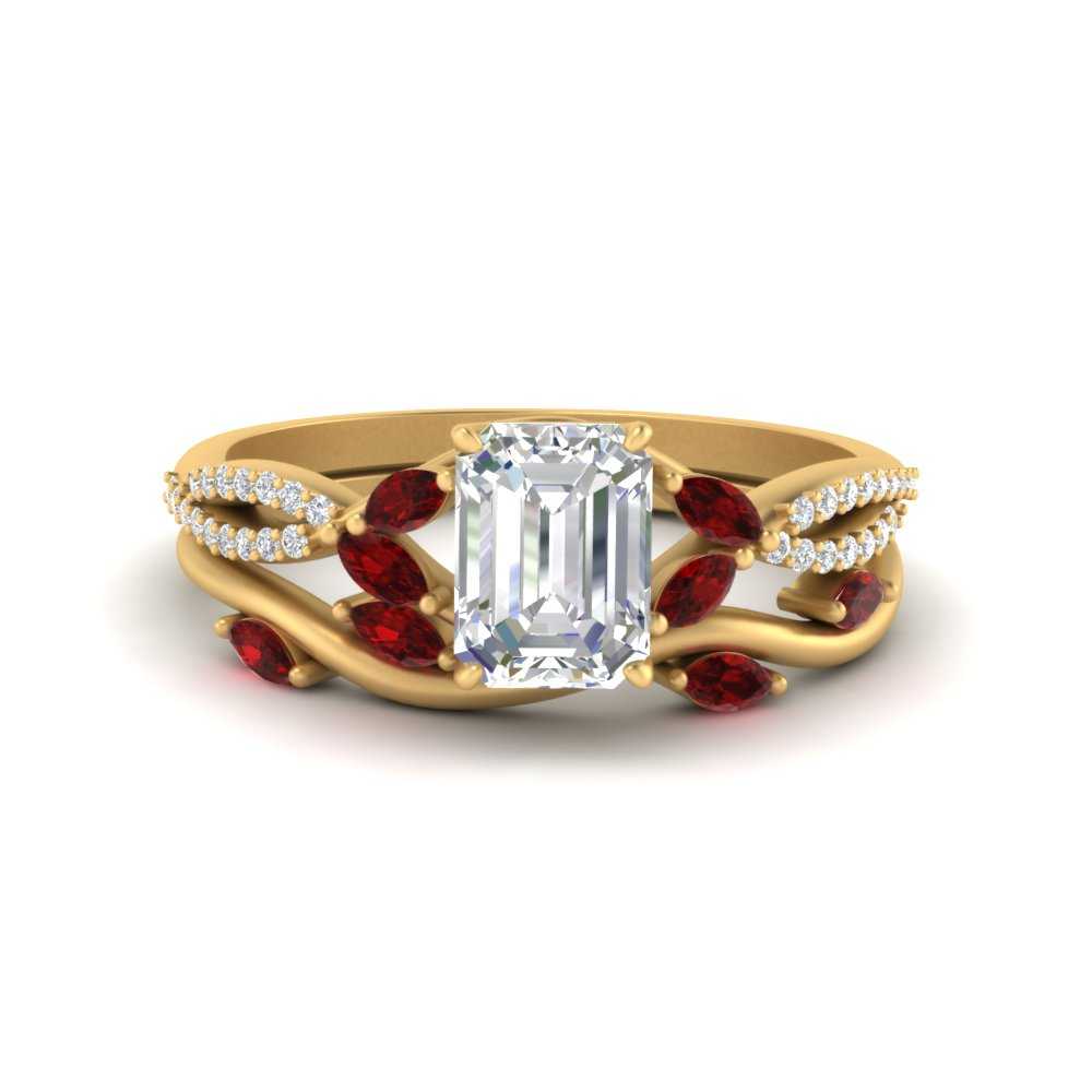 vine-willow-emerald-cut-diamond-ring-with-ruby-willow-wedding-set-in-yellow-gold-FDENR3211EMGRUDRANGLE3-NL-YG