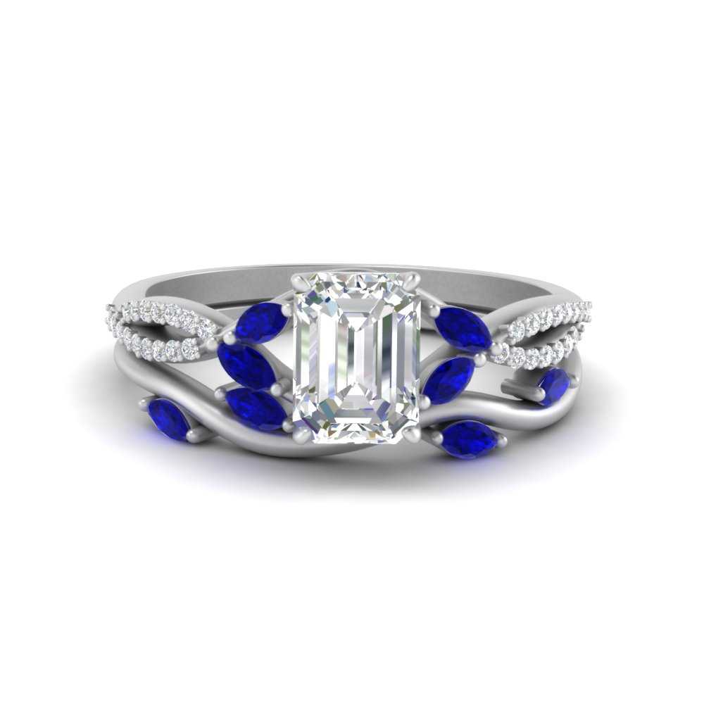 vine-willow-emerald-cut-diamond-ring-with-sapphire-willow-wedding-set-in-white-gold-FDENR3211EMGSABLANGLE3-NL-WG