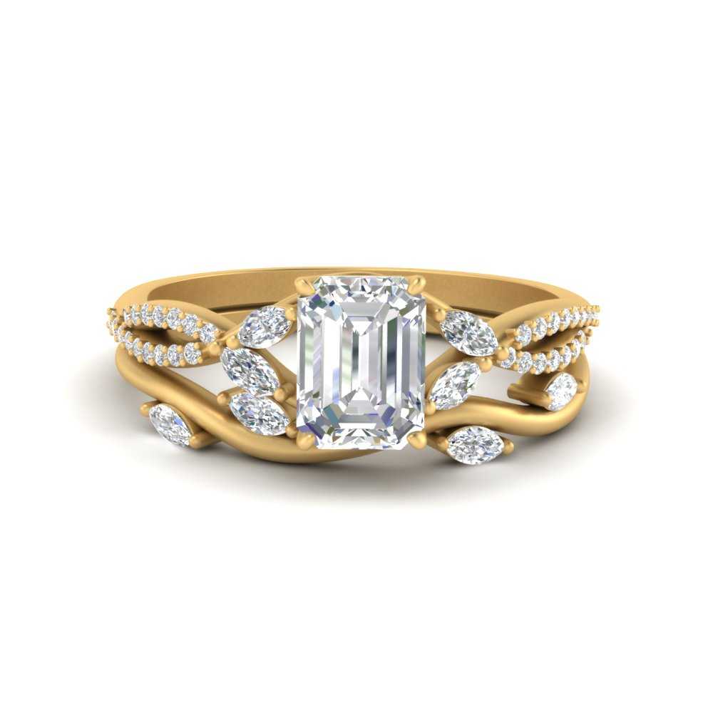 vine-willow-emerald-cut-diamond-ring-with-willow-wedding-set-in-yellow-gold-FDENR3211EMANGLE3-NL-YG