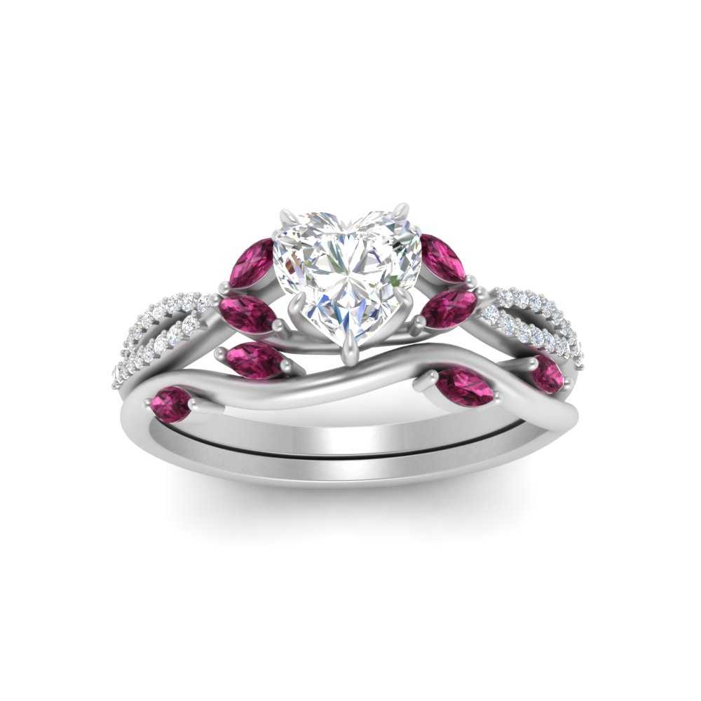 vine-willow-heart-shaped-diamond-ring-with-pink-sapphire-willow-wedding-set-in-white-gold-FDENR3211HTGSADRPIANGLE3-NL-WG