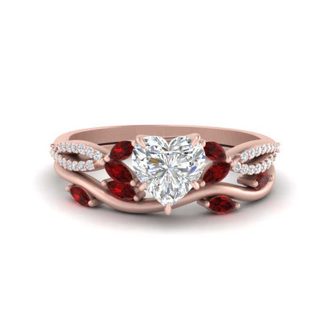 vine-willow-heart-shaped-diamond-ring-with-ruby-willow-wedding-set-in-rose-gold-FDENR3211HTGRUDRANGLE3-NL-RG