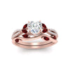 Load image into Gallery viewer, vine-willow-heart-shaped-diamond-ring-with-ruby-willow-wedding-set-in-rose-gold-FDENR3211HTGRUDRANGLE3-NL-RG