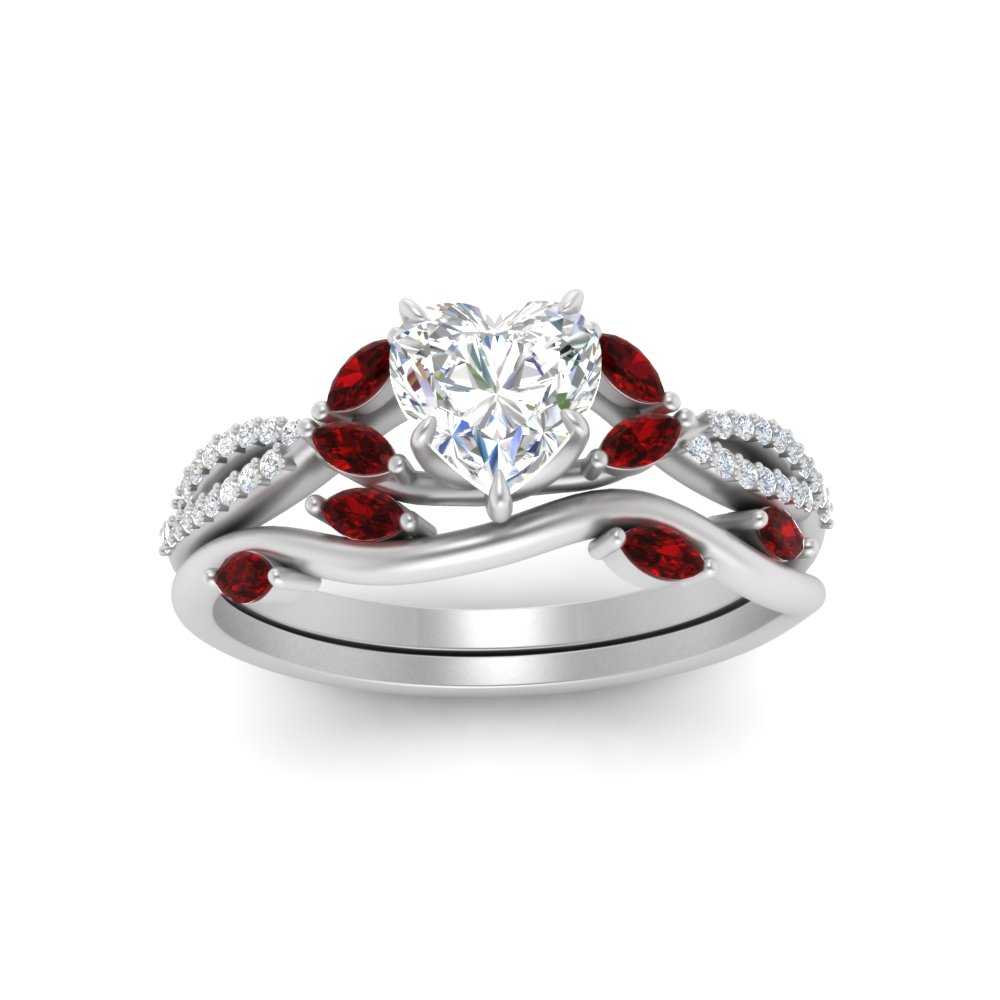 vine-willow-heart-shaped-diamond-ring-with-ruby-willow-wedding-set-in-white-gold-FDENR3211HTGRUDRANGLE3-NL-WG