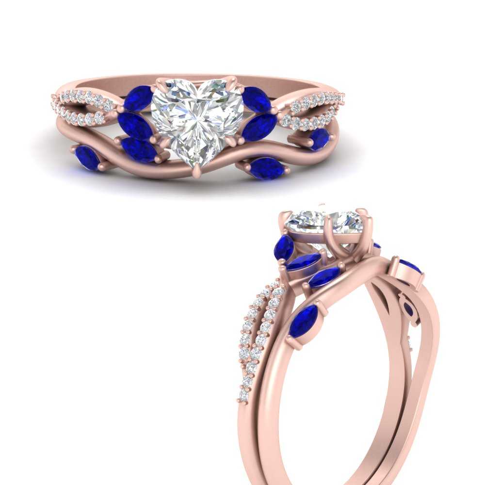 vine-willow-heart-shaped-diamond-ring-with-sapphire-willow-wedding-set-in-rose-gold-FDENR3211HTGSABLANGLE3-NL-RG