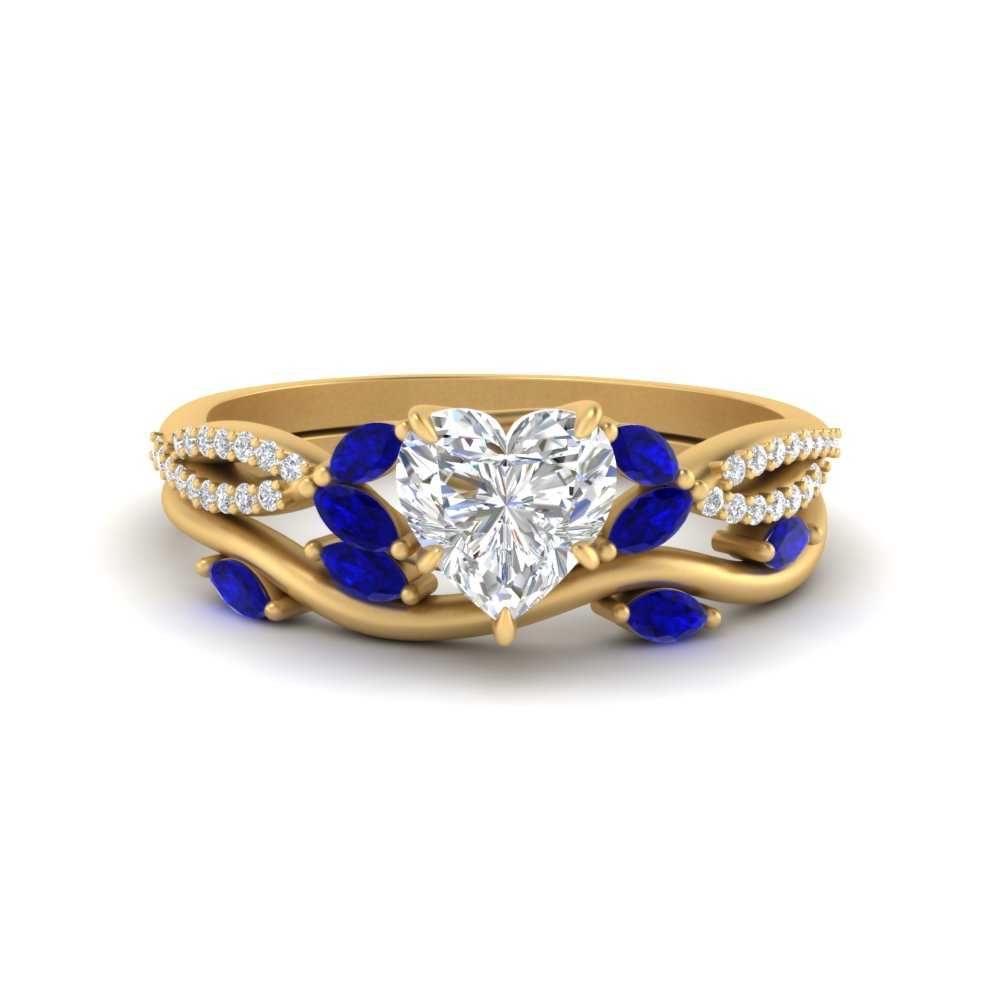 vine-willow-heart-shaped-diamond-ring-with-sapphire-willow-wedding-set-in-yellow-gold-FDENR3211HTGSABLANGLE3-NL-YG