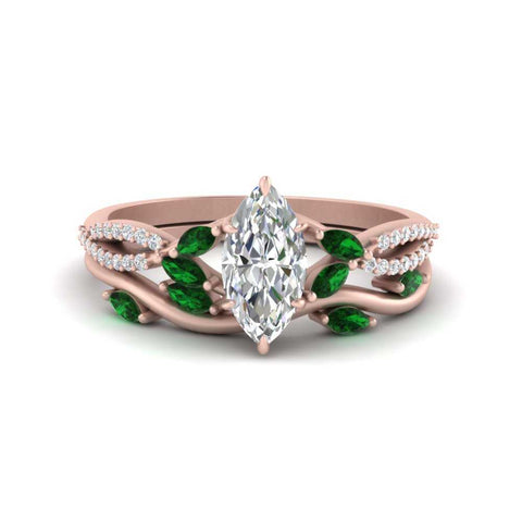 vine-willow-marquise-cut-diamond-ring-with-emerald-willow-wedding-set-in-rose-gold-FDENR3211MQGEMGRANGLE3-NL-RG