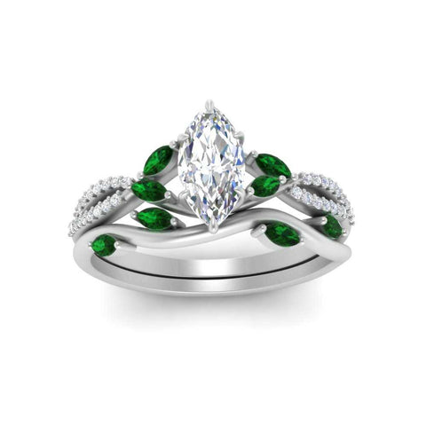 vine-willow-marquise-cut-diamond-ring-with-emerald-willow-wedding-set-in-white-gold-FDENR3211MQGEMGRANGLE3-NL-WG