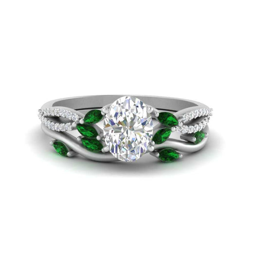 vine-willow-oval-shaped-diamond-ring-with-emerald-willow-wedding-set-in-white-gold-FDENR3211OVGEMGRANGLE3-NL-WG