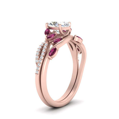 vine-willow-oval-shaped-diamond-ring-with-pink-sapphire-willow-wedding-set-in-rose-gold-FDENR3211OVGSADRPIANGLE3-NL-RG