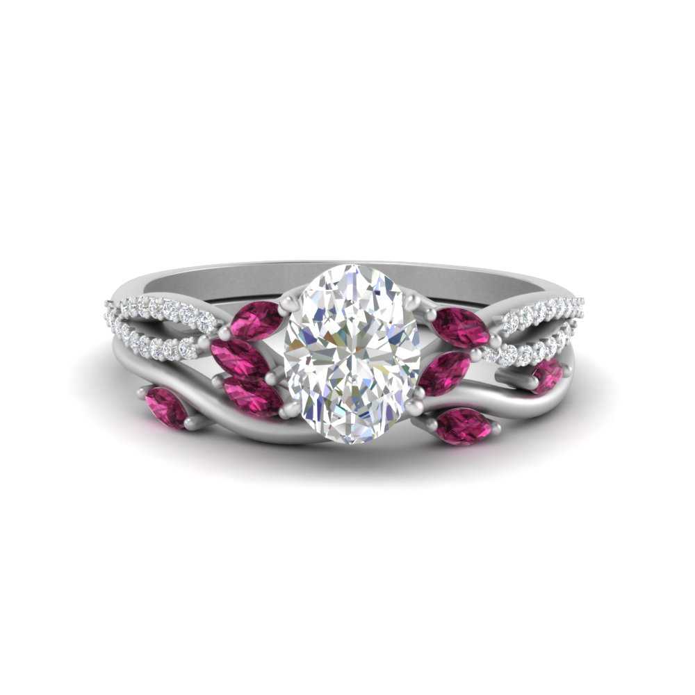vine-willow-oval-shaped-diamond-ring-with-pink-sapphire-willow-wedding-set-in-white-gold-FDENR3211OVGSADRPIANGLE3-NL-WG