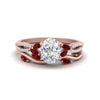 Load image into Gallery viewer, vine-willow-oval-shaped-diamond-ring-with-ruby-willow-wedding-set-in-rose-gold-FDENR3211OVGRUDRANGLE3-NL-RG