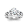 Load image into Gallery viewer, vine-willow-oval-shaped-diamond-ring-with-willow-wedding-set-in-white-gold-FDENR3211OVANGLE3-NL-WG