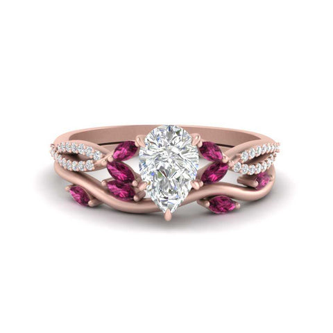 vine-willow-pear-shaped-diamond-ring-with-pink-sapphire-willow-wedding-set-in-rose-gold-FDENR3211PEGSADRPIANGLE3-NL-RG