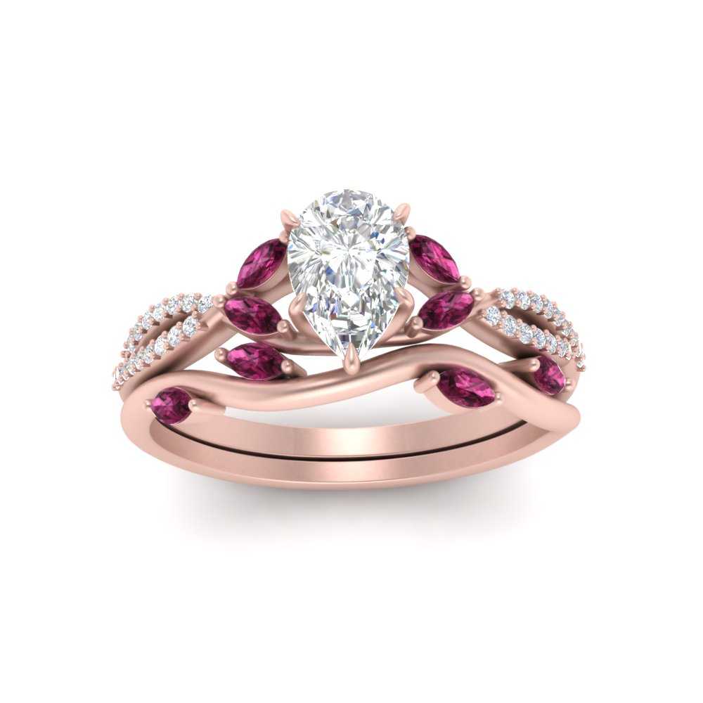 vine-willow-pear-shaped-diamond-ring-with-pink-sapphire-willow-wedding-set-in-rose-gold-FDENR3211PEGSADRPIANGLE3-NL-RG