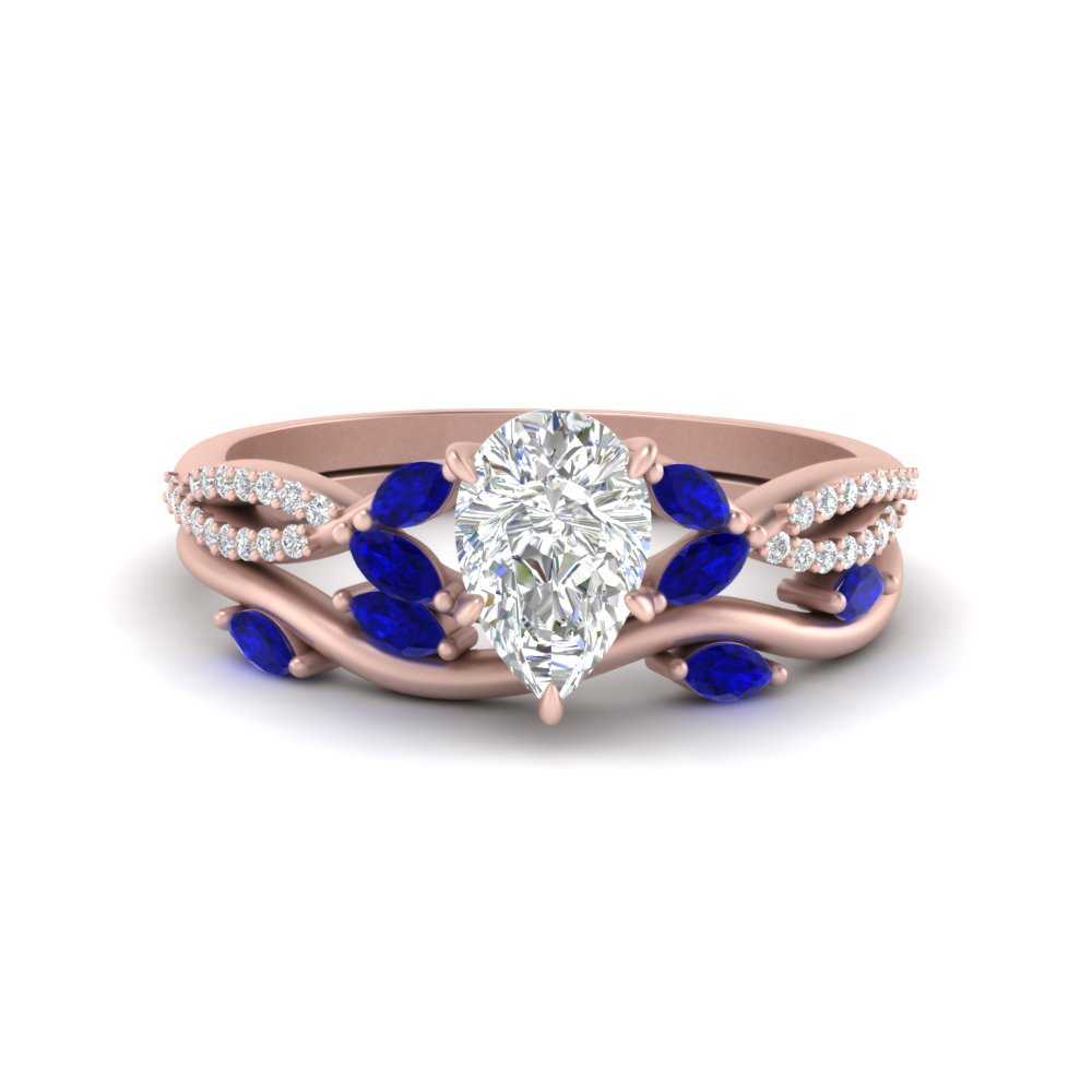 vine-willow-pear-shaped-diamond-ring-with-sapphire-willow-wedding-set-in-rose-gold-FDENR3211PEGSABLANGLE3-NL-RG