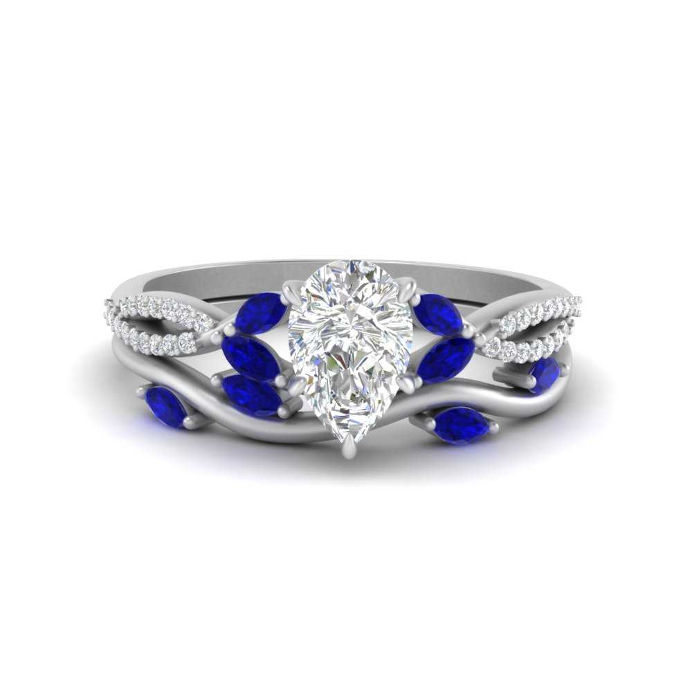 vine-willow-pear-shaped-diamond-ring-with-sapphire-willow-wedding-set-in-white-gold-FDENR3211PEGSABLANGLE3-NL-WG