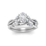Load image into Gallery viewer, vine-willow-pear-shaped-diamond-ring-with-willow-wedding-set-in-white-gold-FDENR3211PEANGLE3-NL-WG