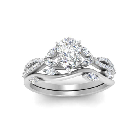 vine-willow-pear-shaped-diamond-ring-with-willow-wedding-set-in-white-gold-FDENR3211PEANGLE3-NL-WG