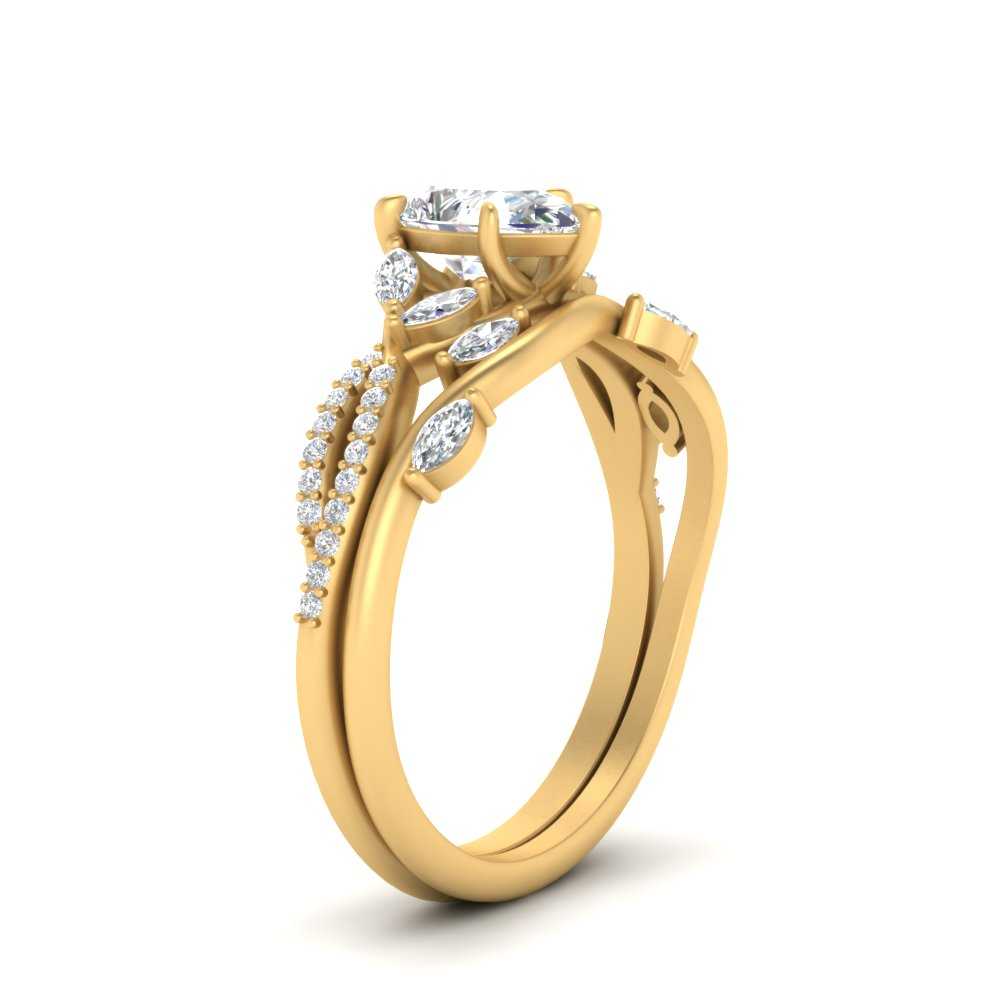 vine-willow-pear-shaped-diamond-ring-with-willow-wedding-set-in-yellow-gold-FDENR3211PEANGLE3-NL-YG