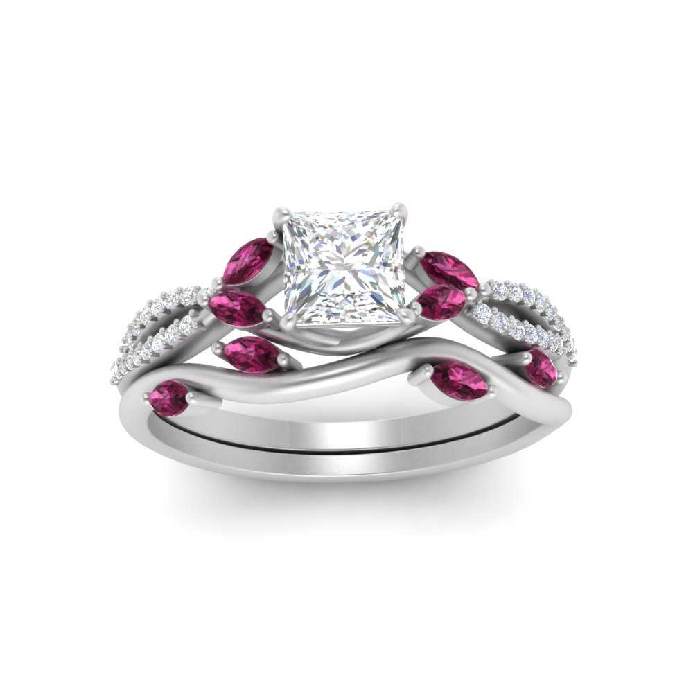 vine-willow-princess-cut-diamond-ring-with-pink-sapphire-willow-wedding-set-in-white-gold-FDENR3211PRGSADRPIANGLE3-NL-WG