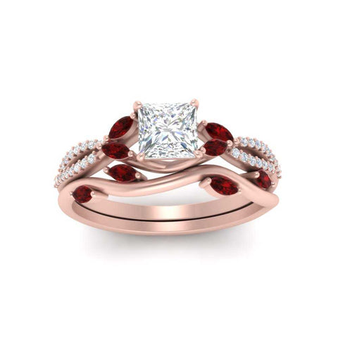 vine-willow-princess-cut-diamond-ring-with-ruby-willow-wedding-set-in-rose-gold-FDENR3211PRGRUDRANGLE3-NL-RG