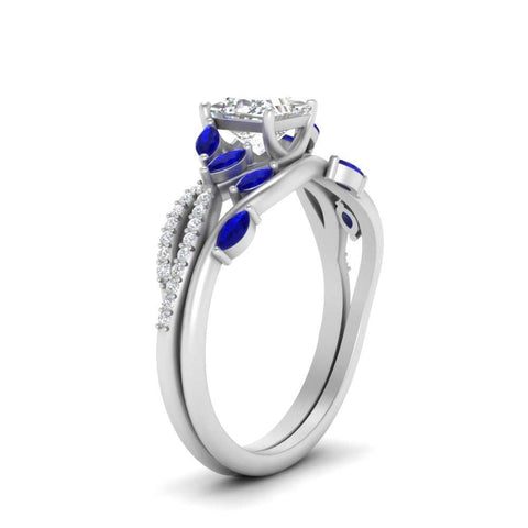 vine-willow-princess-cut-diamond-ring-with-sapphire-willow-wedding-set-in-white-gold-FDENR3211PRGSABLANGLE3-NL-WG