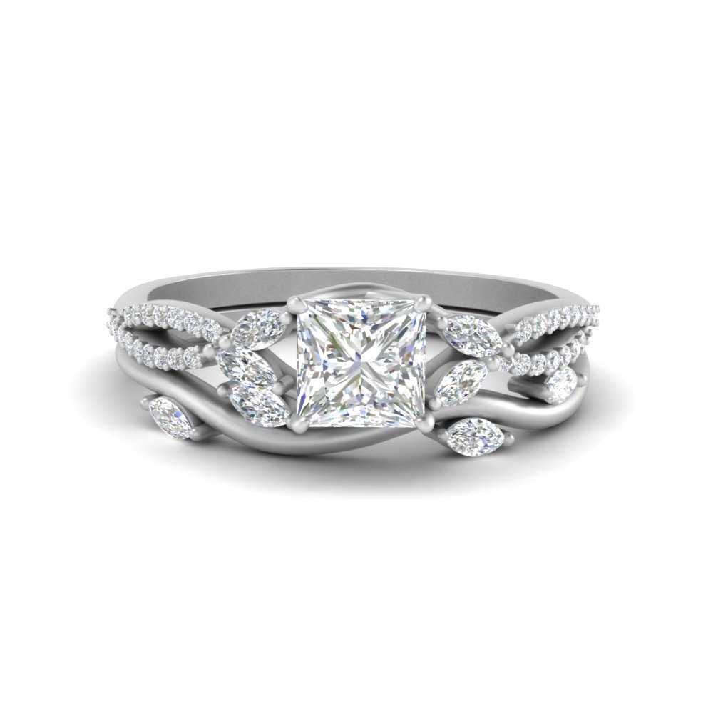 vine-willow-princess-cut-diamond-ring-with-willow-wedding-set-in-white-gold-FDENR3211PRANGLE3-NL-WG
