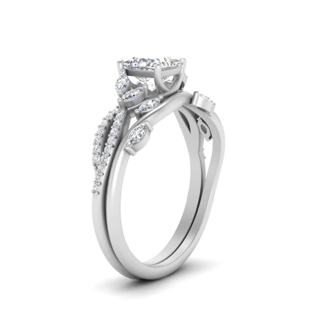 vine-willow-princess-cut-diamond-ring-with-willow-wedding-set-in-white-gold-FDENR3211PRANGLE3-NL-WG