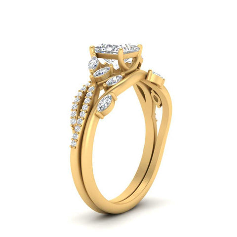 vine-willow-princess-cut-diamond-ring-with-willow-wedding-set-in-yellow-gold-FDENR3211PRANGLE3-NL-YG