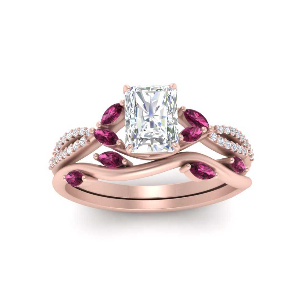 vine-willow-radiant-cut-diamond-ring-with-pink-sapphire-willow-wedding-set-in-rose-gold-FDENR3211RAGSADRPIANGLE3-NL-RG