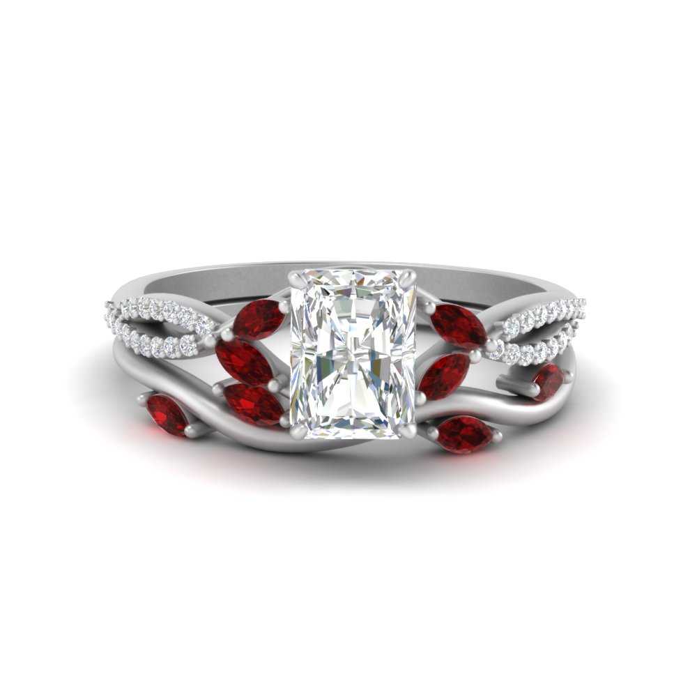 vine-willow-radiant-cut-diamond-ring-with-ruby-willow-wedding-set-in-white-gold-FDENR3211RAGRUDRANGLE3-NL-WG