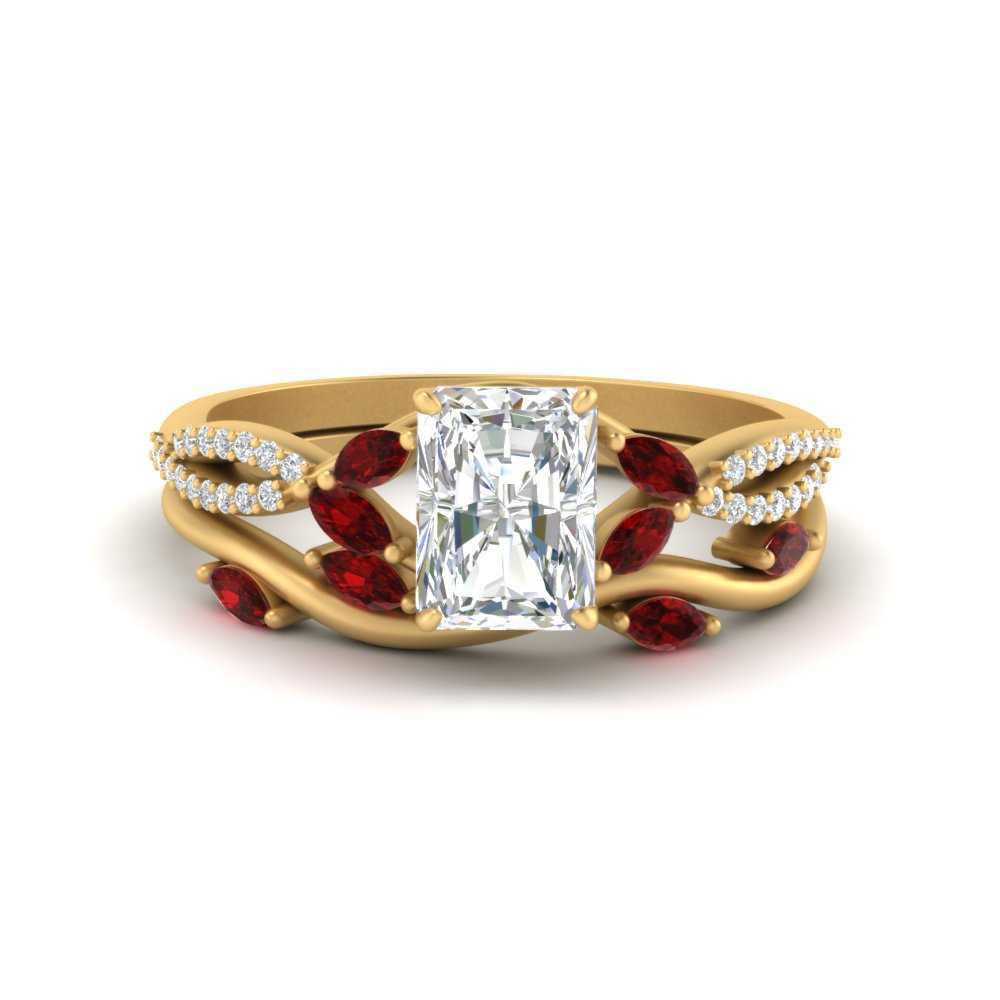 vine-willow-radiant-cut-diamond-ring-with-ruby-willow-wedding-set-in-yellow-gold-FDENR3211RAGRUDRANGLE3-NL-YG