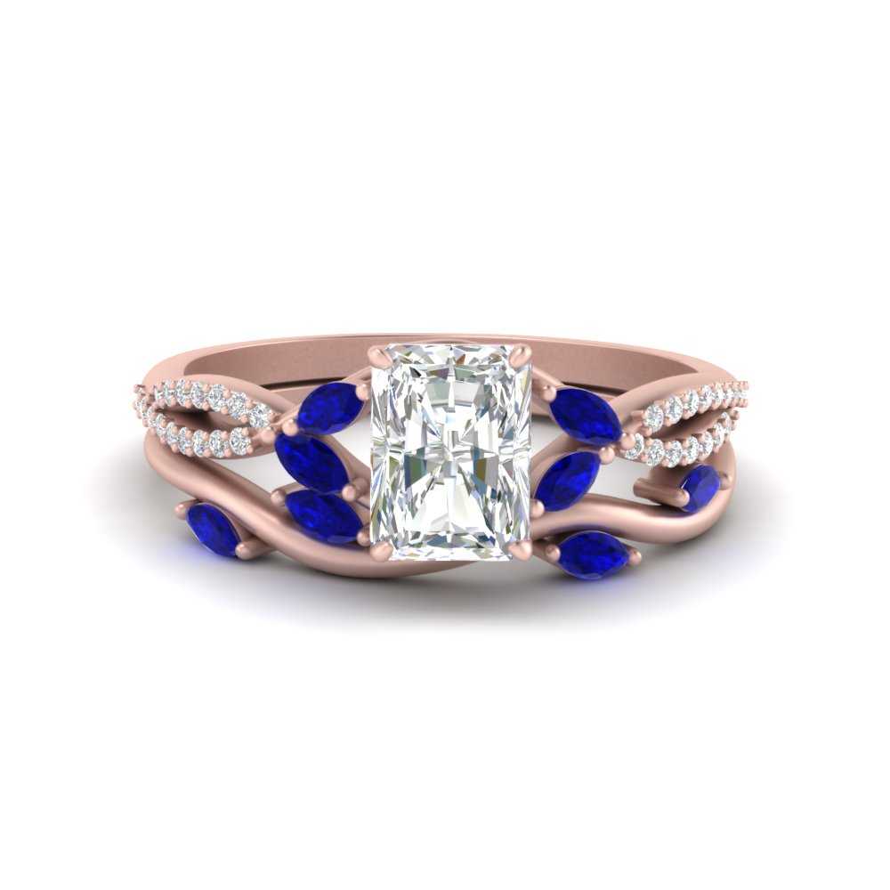 vine-willow-radiant-cut-diamond-ring-with-sapphire-willow-wedding-set-in-rose-gold-FDENR3211RAGSABLANGLE3-NL-RG