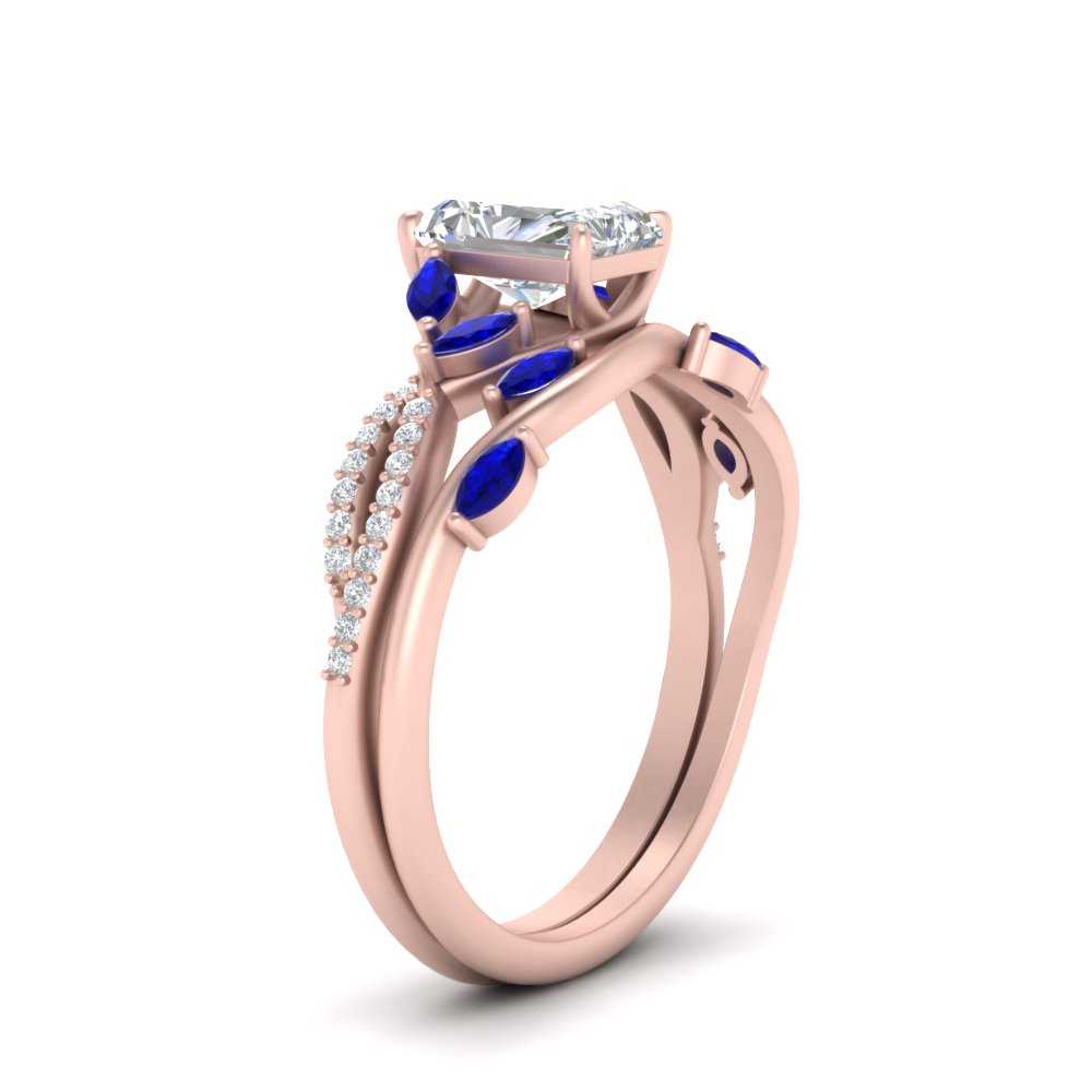 vine-willow-radiant-cut-diamond-ring-with-sapphire-willow-wedding-set-in-rose-gold-FDENR3211RAGSABLANGLE3-NL-RG