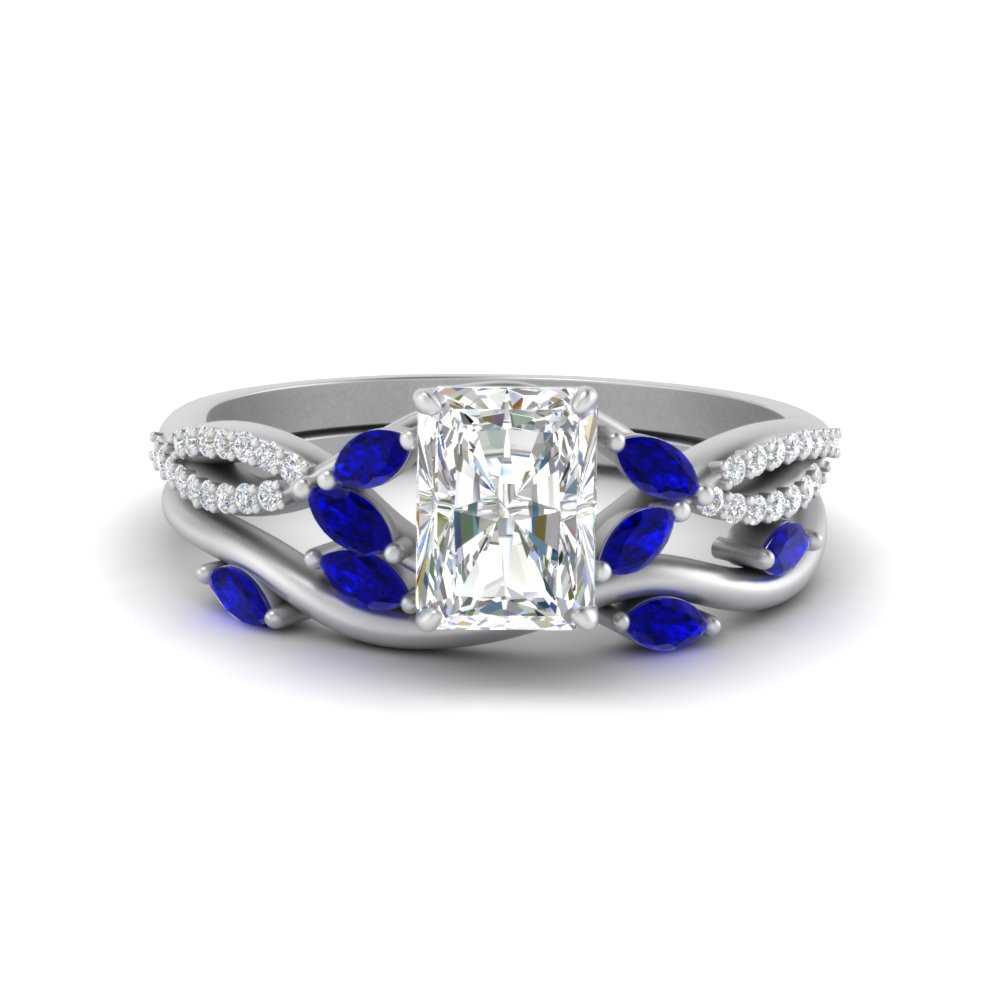 vine-willow-radiant-cut-diamond-ring-with-sapphire-willow-wedding-set-in-white-gold-FDENR3211RAGSABLANGLE3-NL-WG