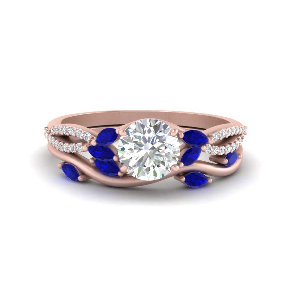 vine-willow-round-cut-diamond-ring-with-sapphire-willow-wedding-set-in-rose-gold-FDENR3211ROGSABLANGLE3-NL-RG