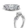 Load image into Gallery viewer, vine-willow-round-cut-diamond-ring-with-willow-wedding-set-in-white-gold-FDENR3211ROANGLE3-NL-WG