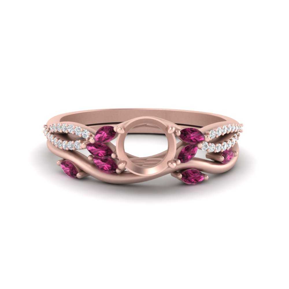 vine-willow-semi-mount-diamond-ring-with-pink-sapphire-willow-wedding-set-in-rose-gold-FDENR3211SMGSADRPI-NL-RG