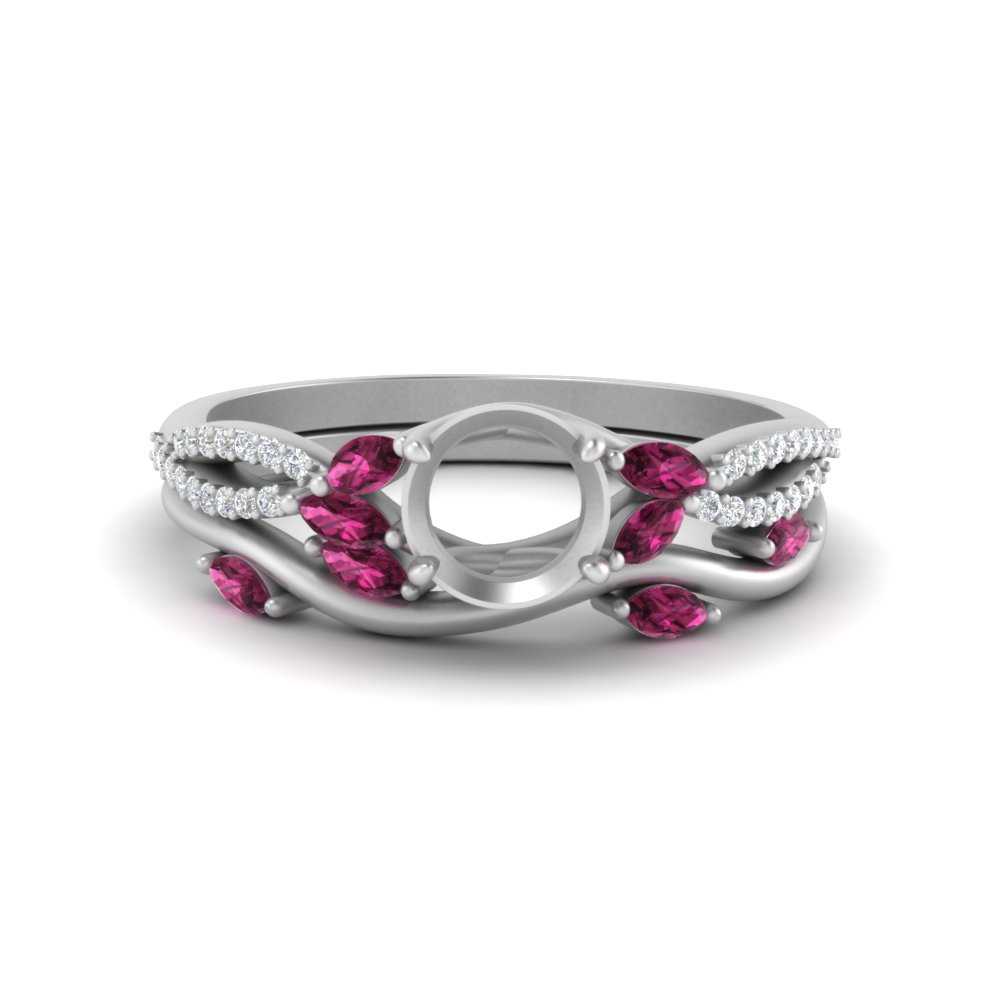 vine-willow-semi-mount-diamond-ring-with-pink-sapphire-willow-wedding-set-in-white-gold-FDENR3211SMGSADRPI-NL-WG