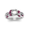 Load image into Gallery viewer, vine-willow-semi-mount-diamond-ring-with-pink-sapphire-willow-wedding-set-in-white-gold-FDENR3211SMGSADRPI-NL-WG